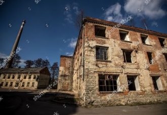 Mandatory Credit: Photo by MARTIN DIVISEK/EPA-EFE/Shutterstock (10161329g)
A view of remains of the former Schindler factory complex in Brnenec, Czech Republic, 20 March 2019. As media reported, Daniel Low-Beer, a 49-year-old British descendent of the original owners of the factory relinquished to the Nazis in 1938, wants to transform the abandoned factory into a museum. When the Soviet Army advanced to Poland in 1944, German businessman Oskar Schindler relocated his munitions factory from Poland into a small town of Brnenec (formerly Bruennlitz), some 190 km east of Prague, and prevented his Jewish workers from deportation to Nazi concentration camps and so he saved 1,200 Jews in the final months of the Second World War.
Plans for transformation of former Oskar Schindler's factory into museum, Brnenec, Czech Republic - 20 Mar 2019